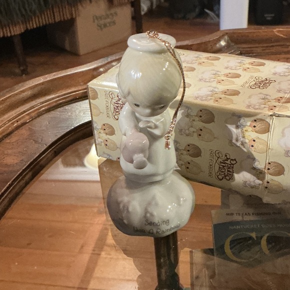 Precious Moments Angel with Watering Can Musical Christmas Ornament - Picture 3 of 3